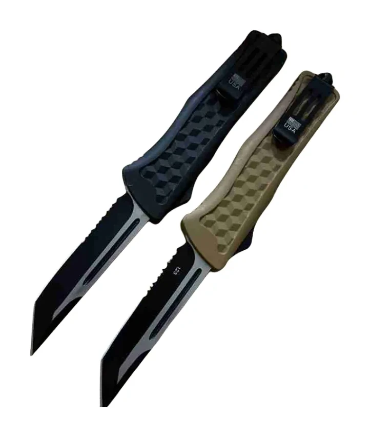 5.5 Inch Textured Handle OTF Knife