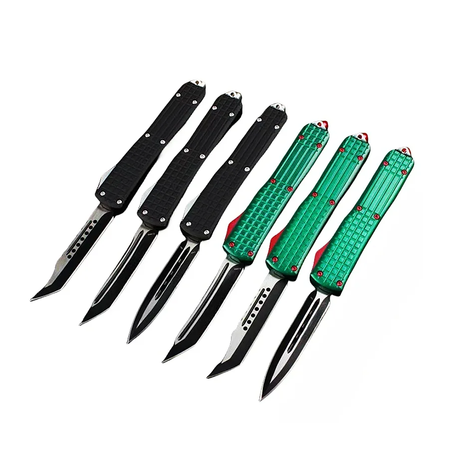 5.2inch Otx Bounty Hunter OTF Knife/green Handle D/e Blade Ultra Knives