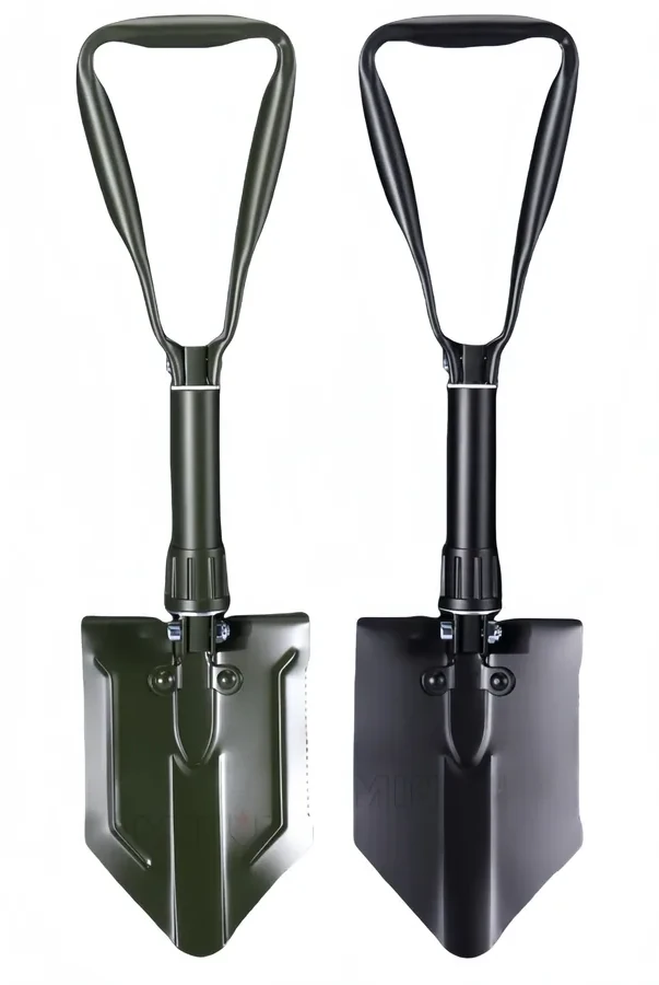 Manganese Steel Large Engineer Shovel Four-in-one Folding Shovel Multi-function Shovel Outdoor Shovel Camping Shovel