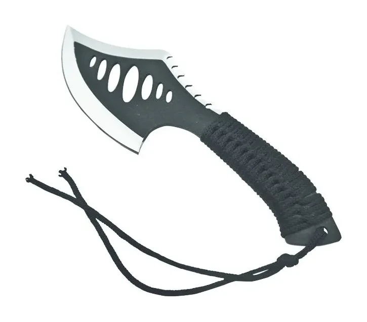 Outdoor Multi-purpose Camping Axe Stainless Steel Rope Waist Axe Engineer Axe