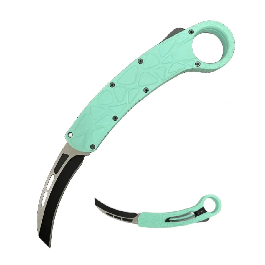 Blue Karambit OTF Knives