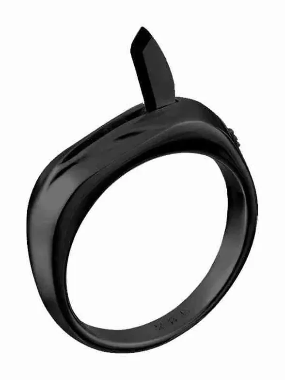 Titanium Steel Self Defense Hidden Knife Ring​