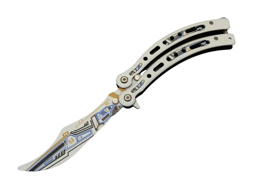 Csgo Practice Folding G Butterfly Knife Trainer Outdoor Unsharpened Hand Knife