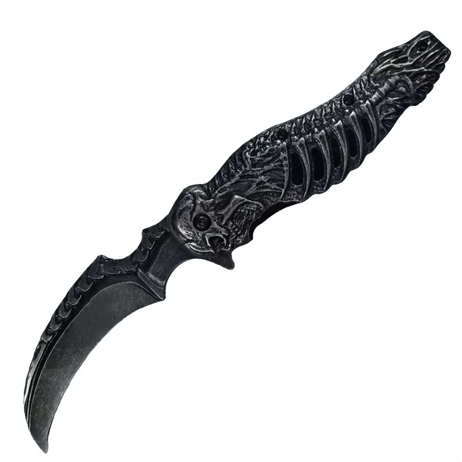 Skull Talon Linerlock A/o Folding Knife