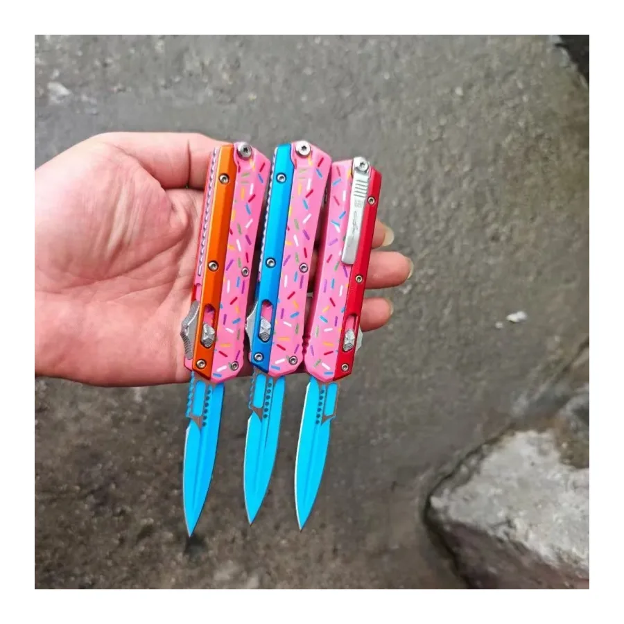 4 Inch Mini Cutie Glykon Automatic OTF Knife