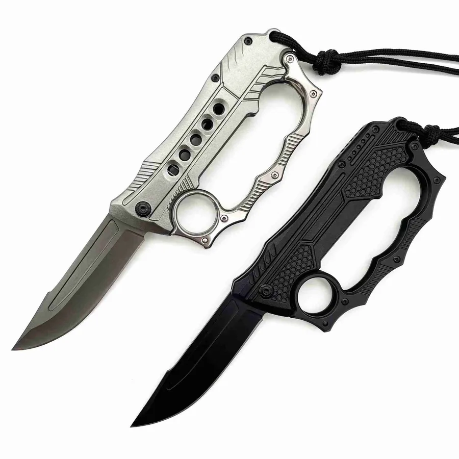 Powerful Folding Trench Knife For Outdoor Defense