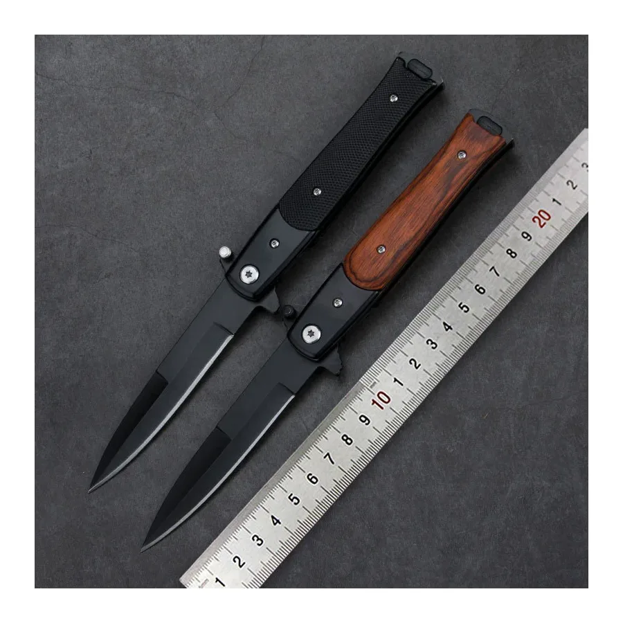 Wooden Stiletto Tactical Folding Knives