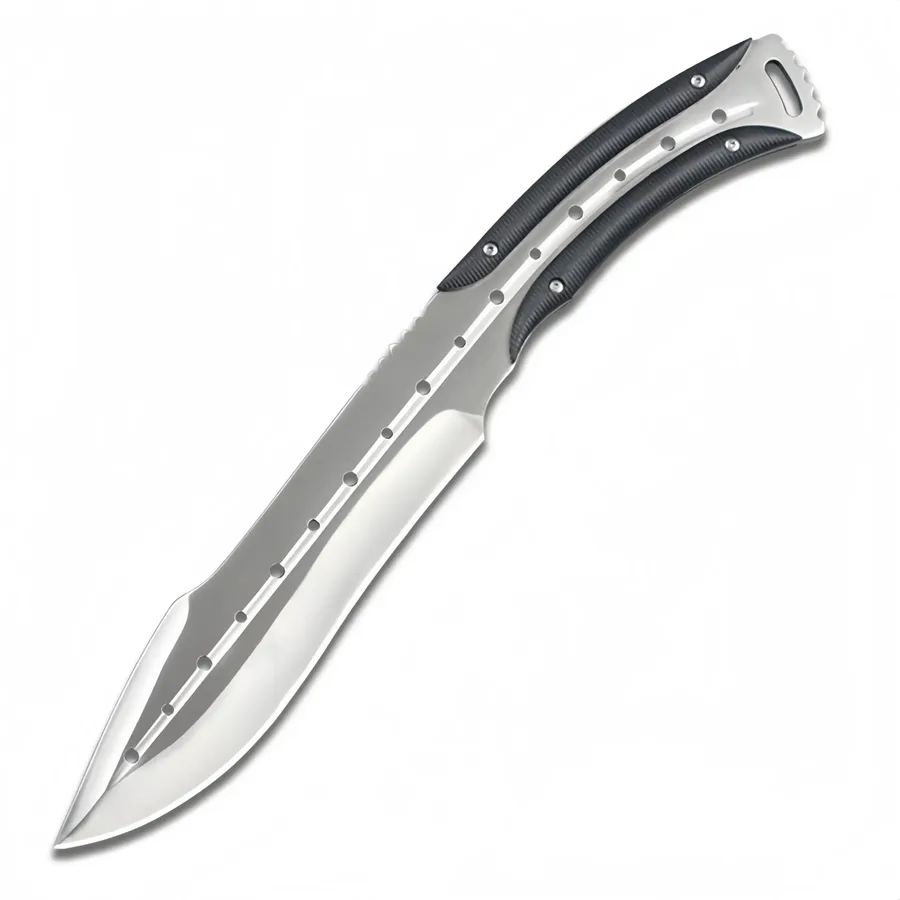 Mermaid Outdoor Straight Knife Outdoor Self-defense Knife