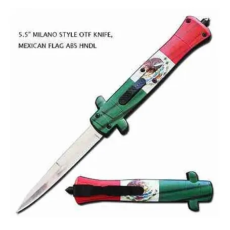 5.5inch Italian Flag (Akc) OTF Knife