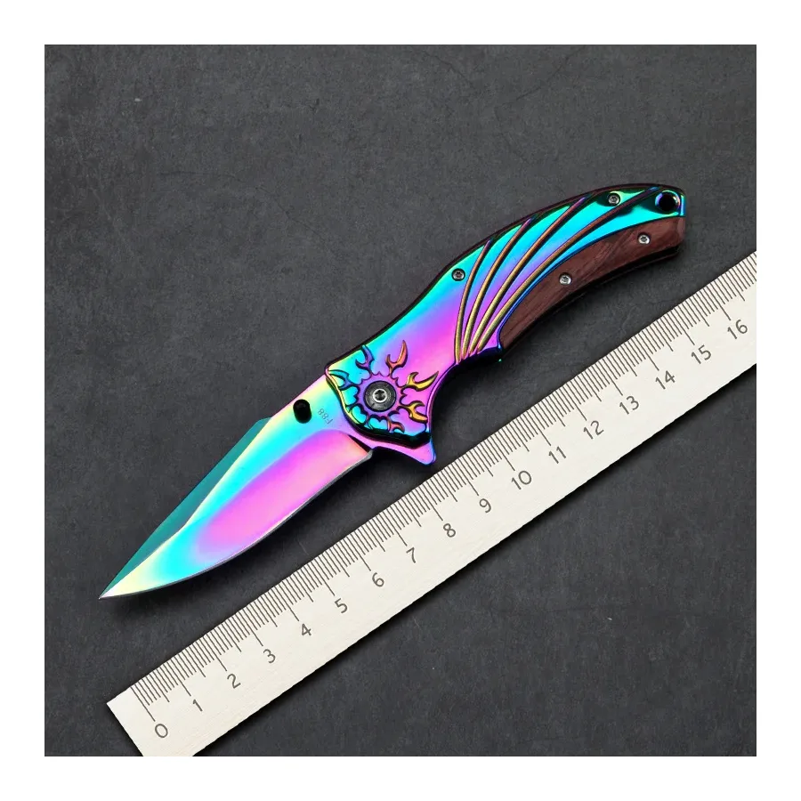 Color Outdoor Folding Tactical Small Knife