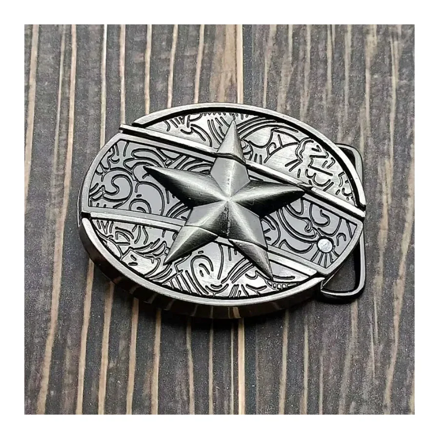 Five-pointed Star Knife Belt Buckle Knife