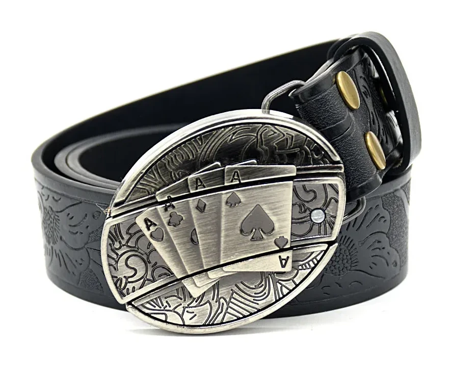 Belt Buckle Knife-poker Knife Buckle Embossed Black