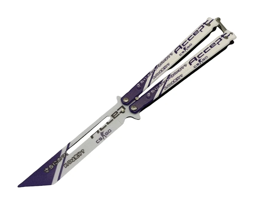Tang Dao Akihabara Unsharpened Butterfly Knife Training