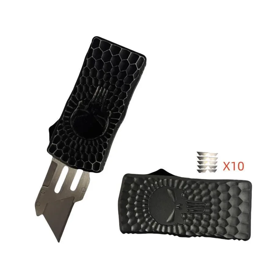 Punisher OTF Box Cutter， Blade Auto OTF Box Cutter