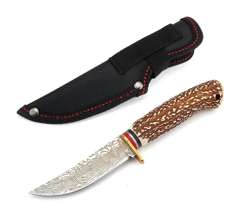 Damascus Knife Mongolian Knife