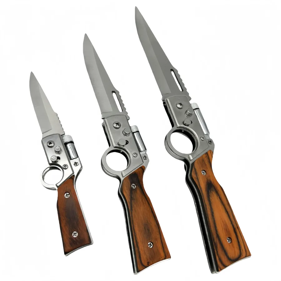 Gun Folding Knife