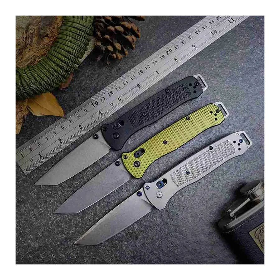 537 Folding Knife Powdered Steel Titanium Folding Knife Outdoor Carry Protection High Hardness Sharp Folding Knife