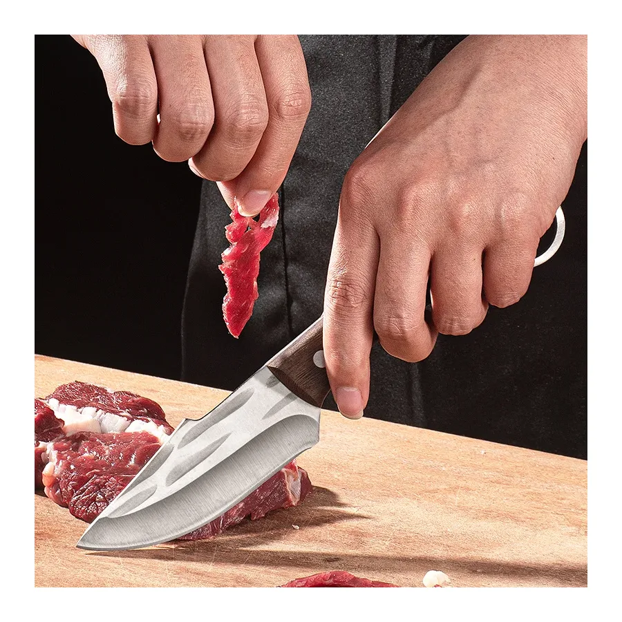 Mongolian Hand-held Meat Knife, Meat Scraping Knife