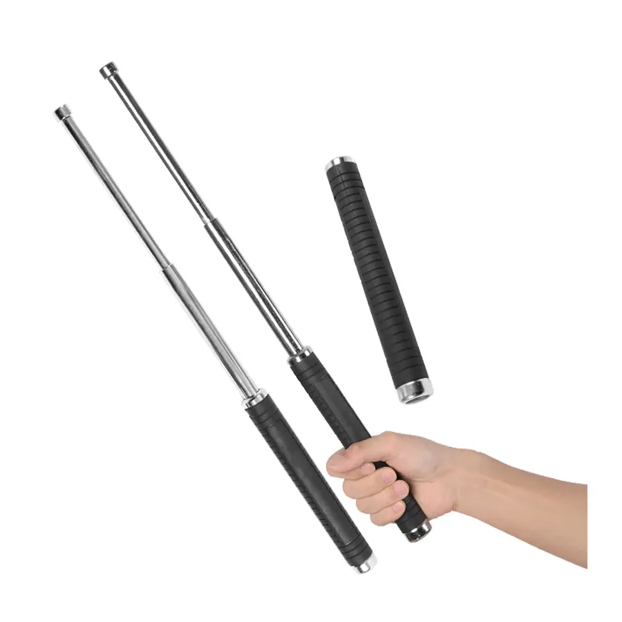 Telescopic Swing Stick Self-defense Stick Vehicle Supplies Self-defense Anti-wolf Stick Swing Whip Stick Three-section Swing Stick Swing Roller