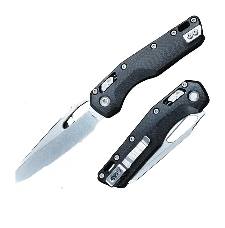 Msi Black Carbon Fiber Folding Knife