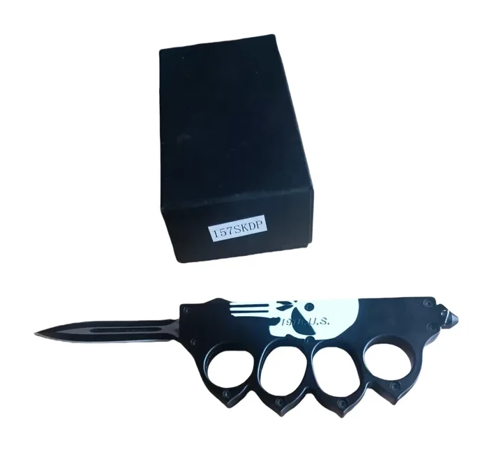 Stainless Steel Tiger Finger Glove Folding Pocket Knife