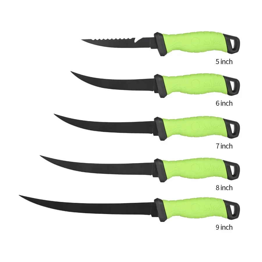 5/6/7/8/9 Inch Stainless Steel Plastic Fish Knife