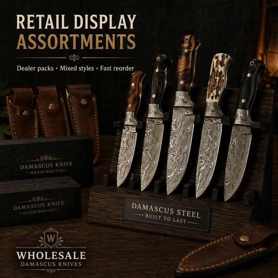 Mixed High-margin Damascus Counter Display