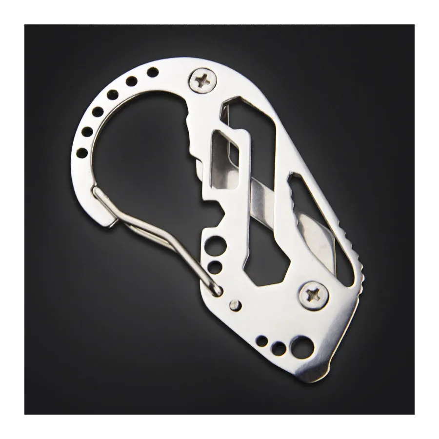 Outdoor Multi-eye Climbing Buckle Handheld EDC Tool