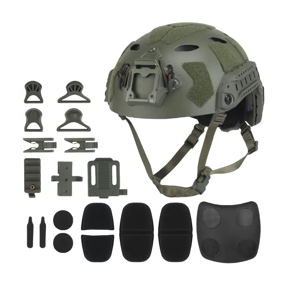 Tactical Helmet Protective Helmet Frosted Adjustable Head
