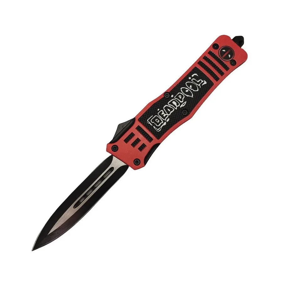 Deadpool OTF Knife Dual Action Flick Knife