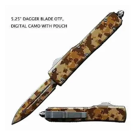 Camo Dagger OTF Knife