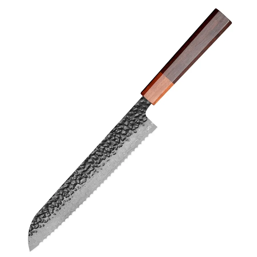 Damascus Serrated Bread Knife