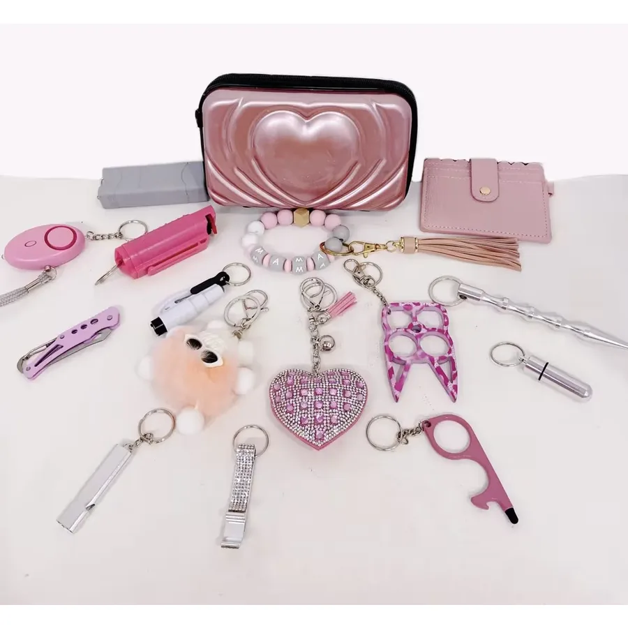 16-Piece Cute Lemonade Keychain Set