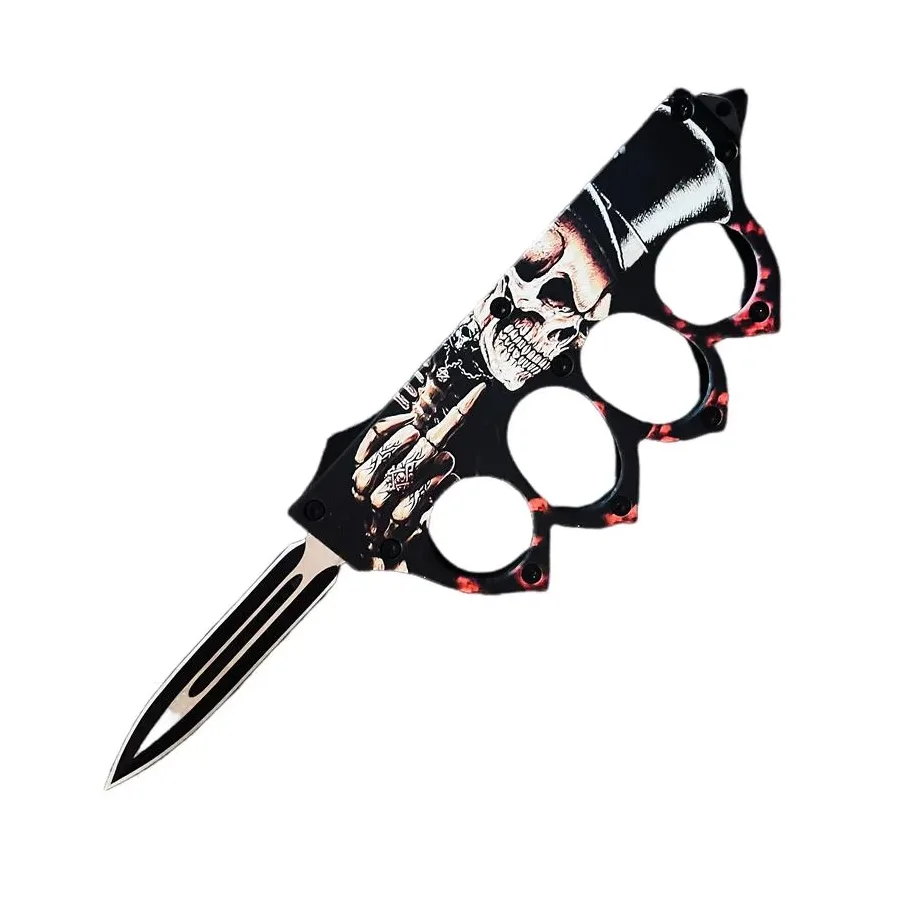 9inch Middle Finger Bone Biker Knives