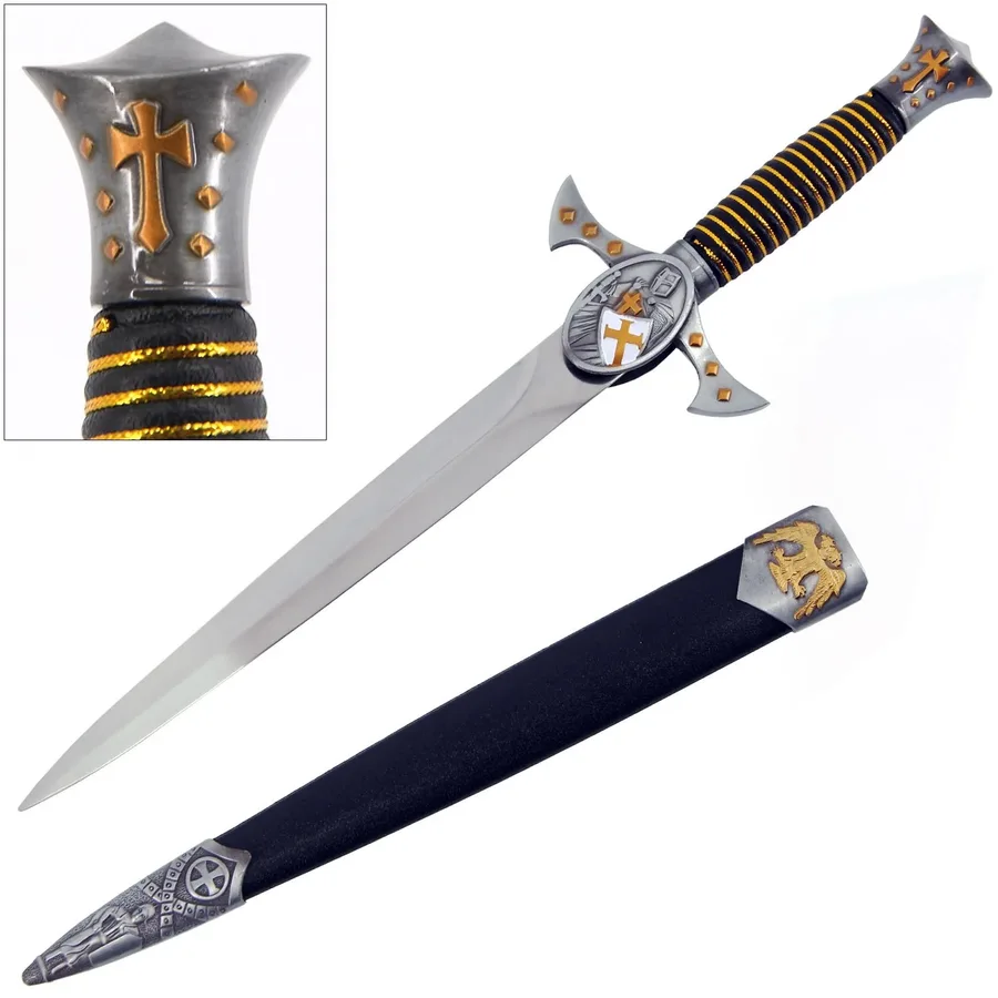 Cross And Shield Crusader Dagger