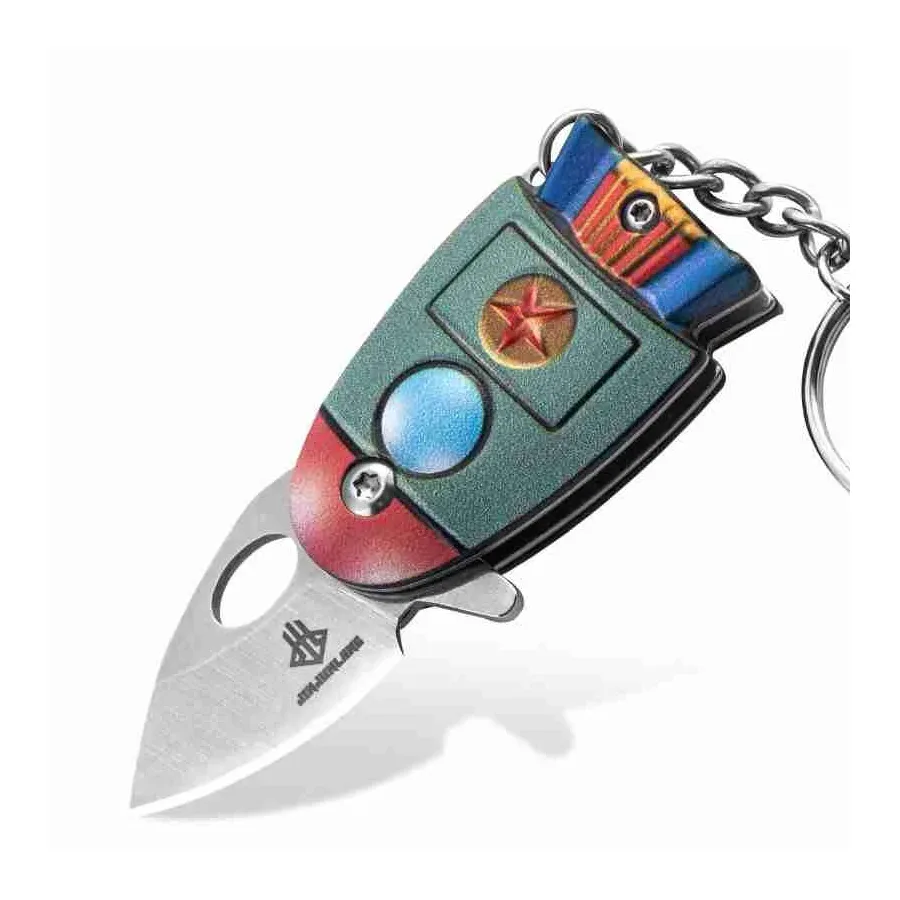 New Hot Selling Portable Self-defense Knife Multi-function Folding Knife Outdoor Mini Pocket Key Chain Field Folding Knife