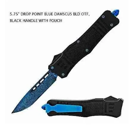 Blue Tactical OTF Knife