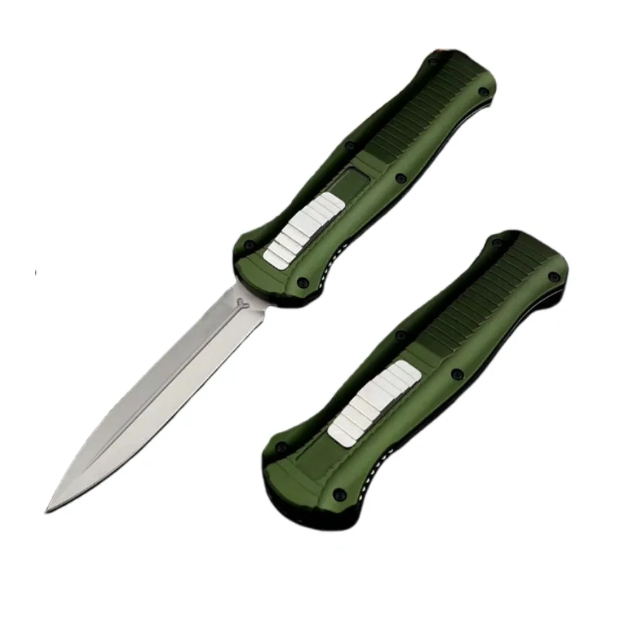 5 Inch Bm3310 Automatic Knife Steel Black Double Edge Blade