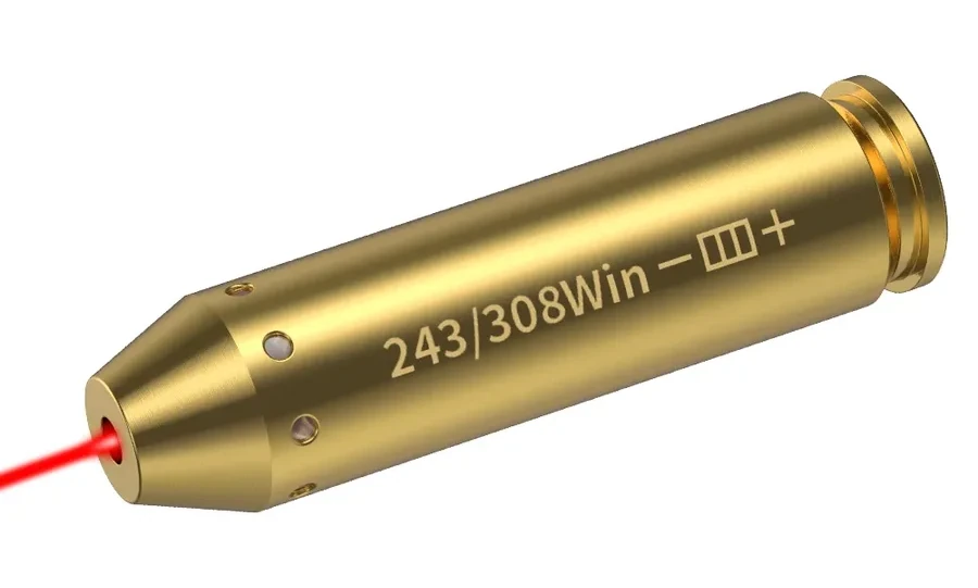.308 Win Laser Bore Sight Cartridge