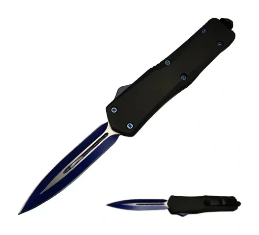 5.5 Inch Widow OTF Switchblade Blue Blade ​