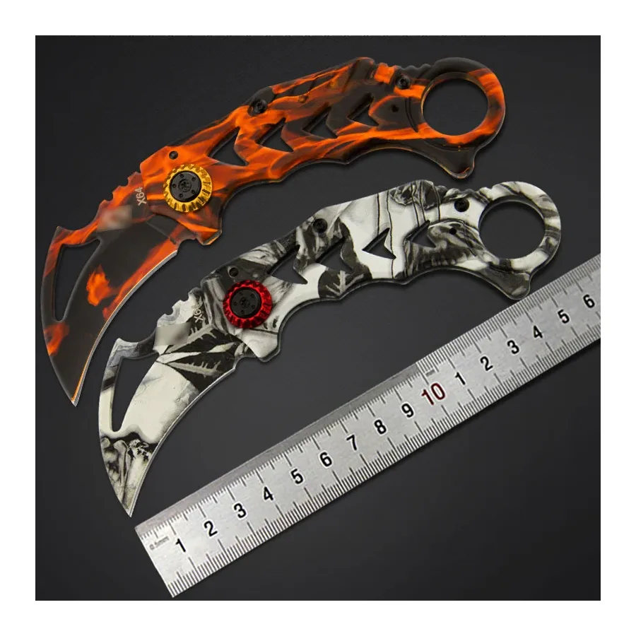 Claw Knife Camping Self Defense Portable Small Straight Swiss Army Knife Claw Straight Knife