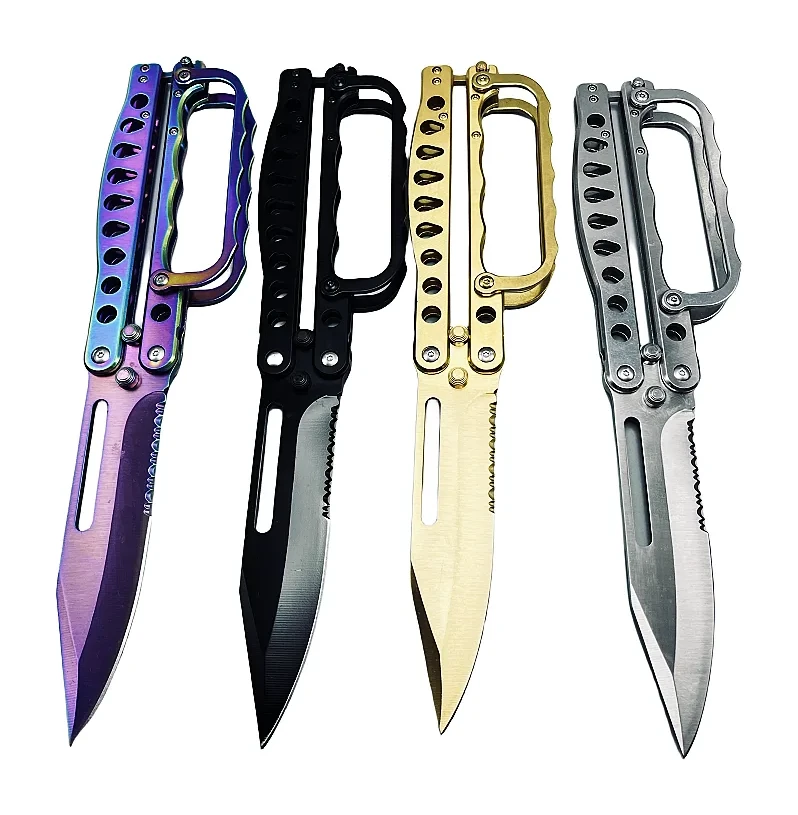 Butterfly Knife Brass Knuckle