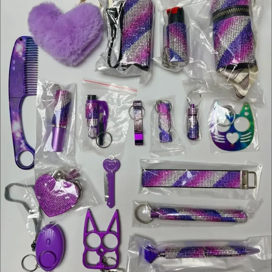 18 Pcs Violet Safety Set
