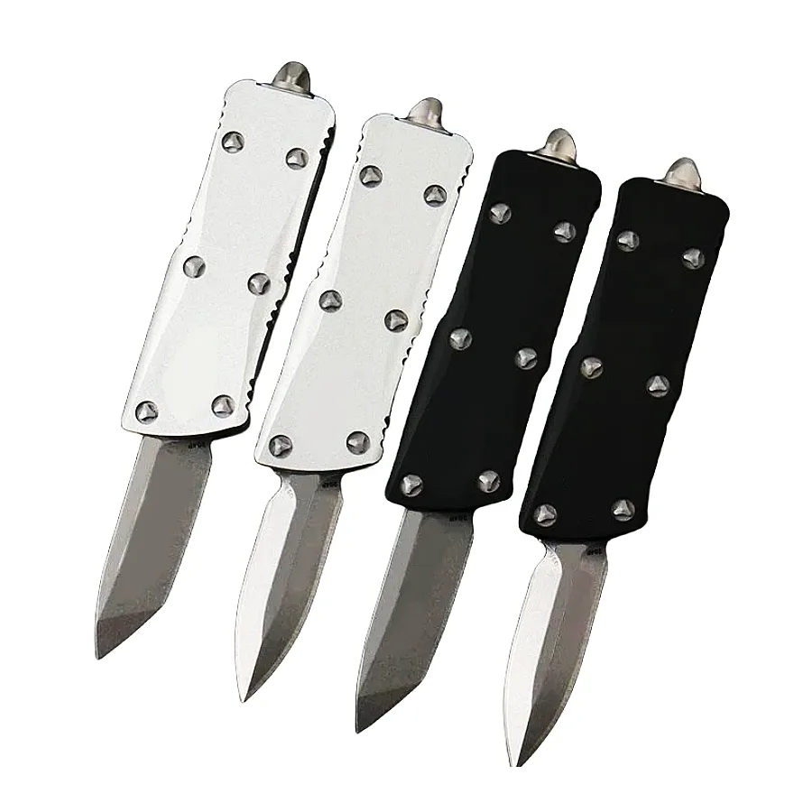 2.0 Inch D2 Steel Aviation Aluminum Handle OTF Knife