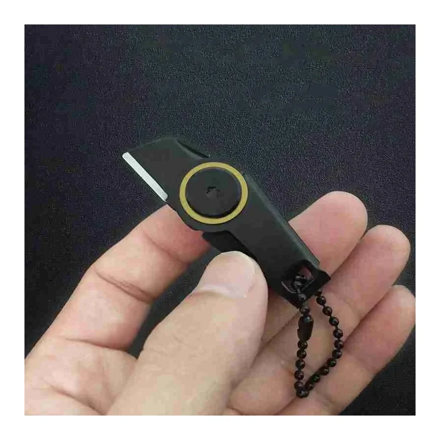 EDC Gear Mini Knife Blade Outdoor Camp Survive Box Cutter Package Open Pare Peeler Peel Cut Fold Pocket Tools Opener Parcel