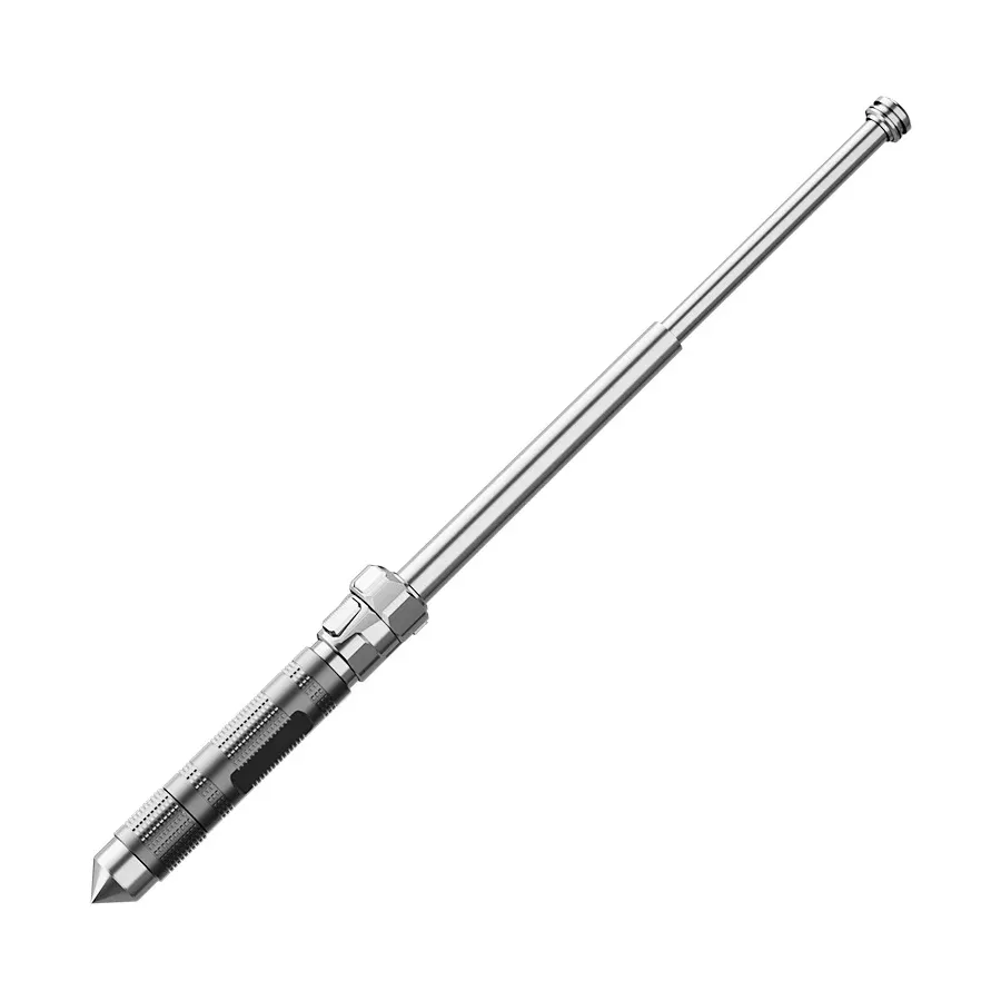 Self-defense Legal Artifact Swing Stick Knife Block Three-section Stick Telescopic Stick Window Breaker Car Anti-wolf Self-defense Stick Self-defense Artifactself-defense Legal Art