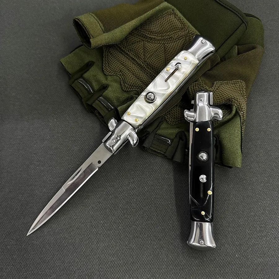 Pocket Knife Small Stiletto Micarta 420 Rsf Knife