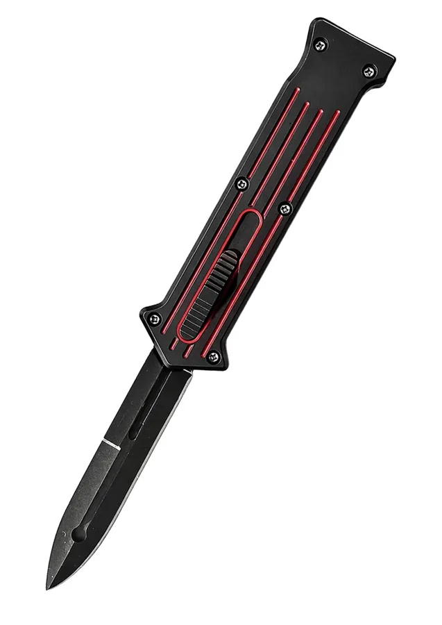 Redline Rail OTF Knife - Black Handle Set