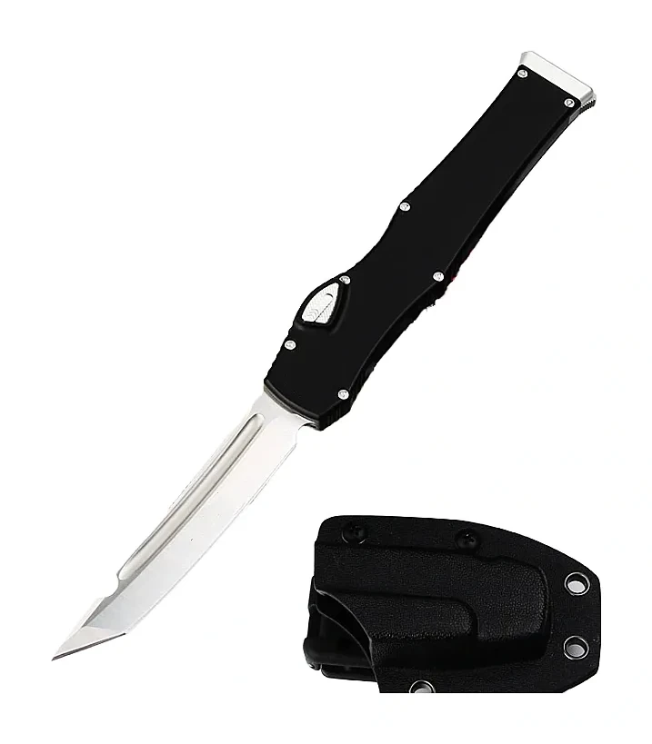 6.15 Inch Halo Big Tanto Blade Auto Tech Knife