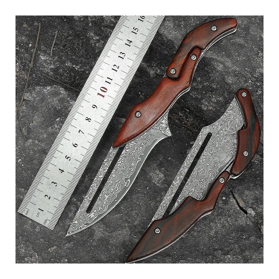 Damascus Steel Magic Transformable Mechanical Knife​